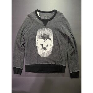 True Religion Men's Pullover Sweater Size S - Embroidered Skull Design - Y2K